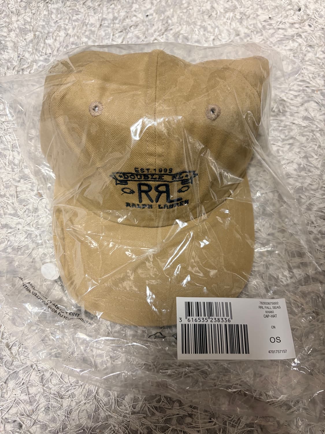 RRL 더블알엘 랜치 로고 트윌 볼캡 카키 상품이미지2