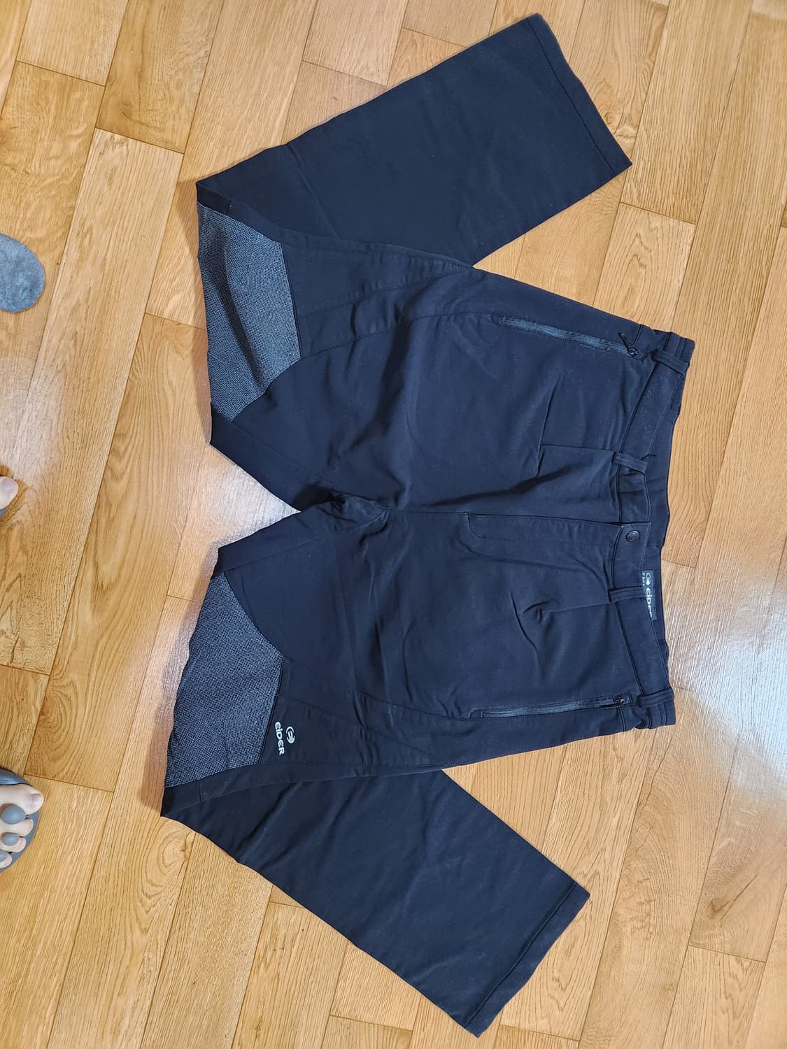 아이더 기모 블랙 등산 바지  남성 38 상품이미지1