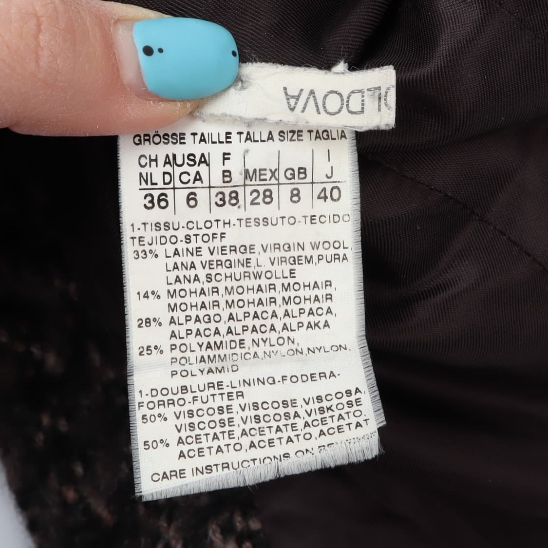 막스마라 모헤어 알파카 울 자켓 상품이미지9