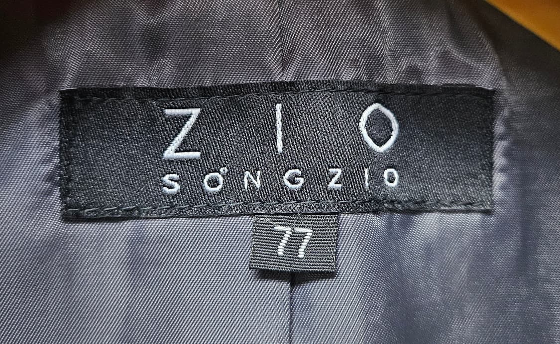 지오송지오 여성 체크 롱코트 66~슬림77 더블코트 AD35 상품이미지3