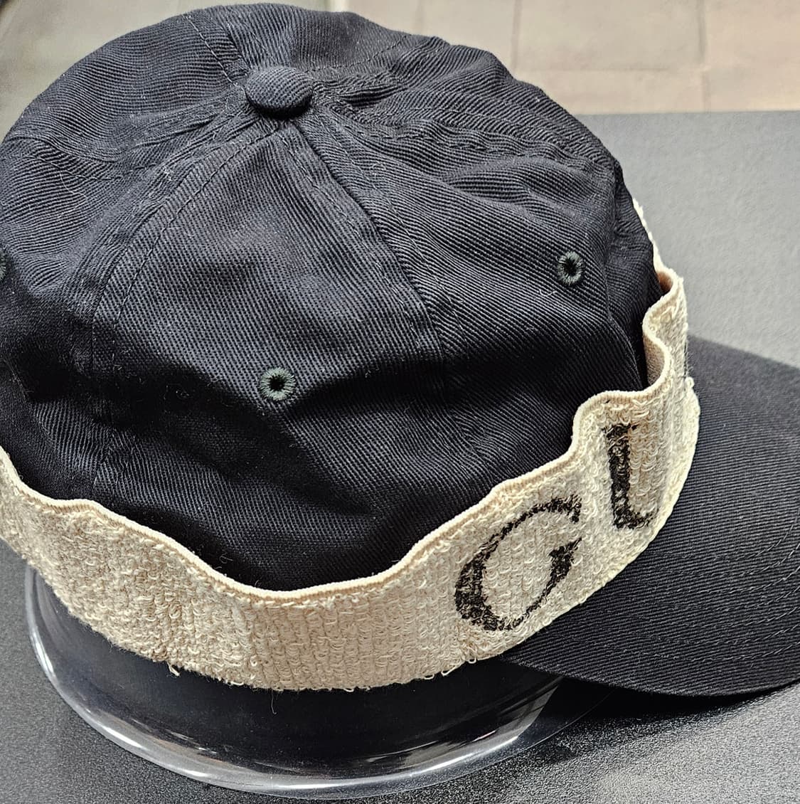 (정품)구찌 로고 헤어밴드 베이스볼 캡 60 XL 상품이미지2