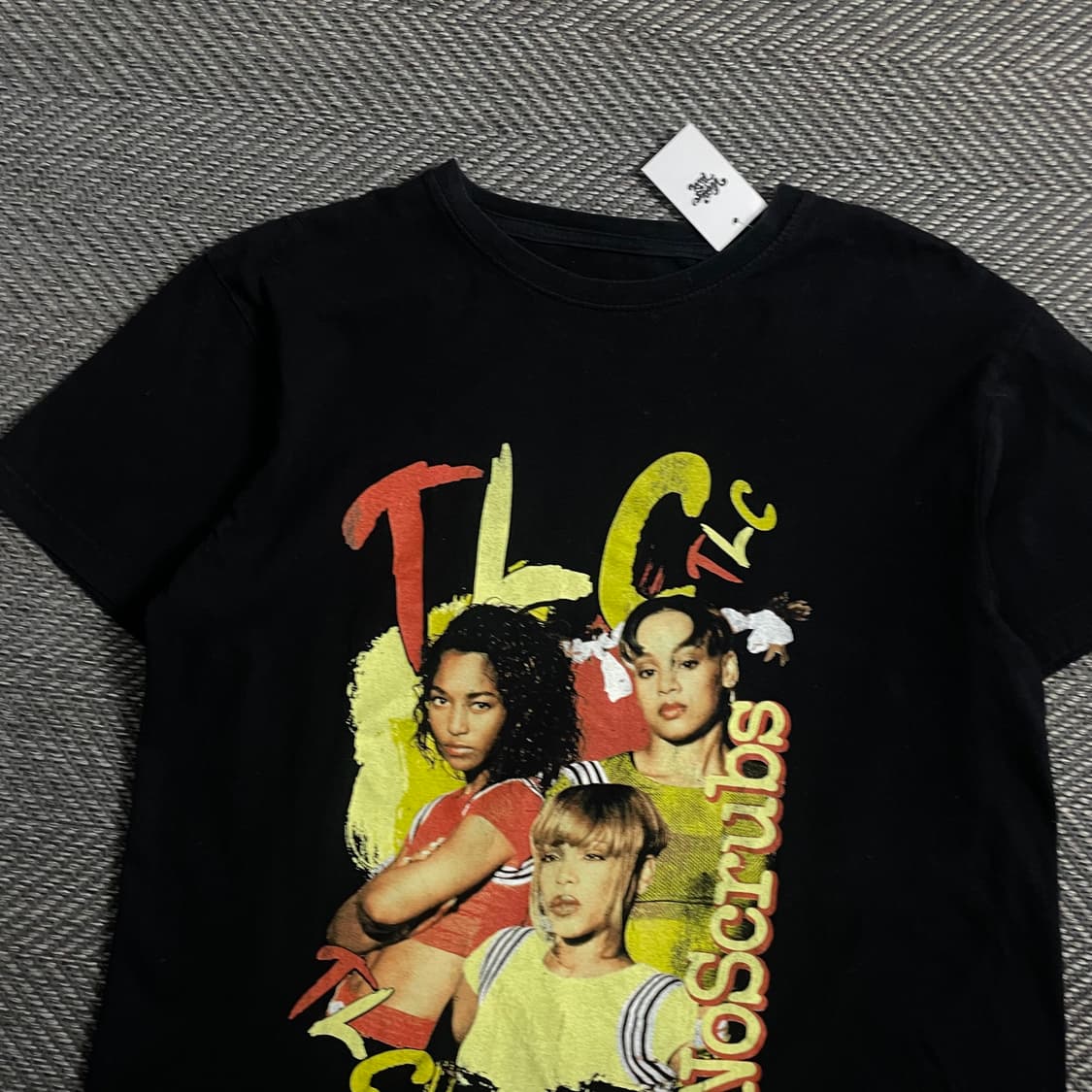 USA 빈티지 TLC 힙합 프린팅 반팔 티셔츠o 4237 상품이미지3