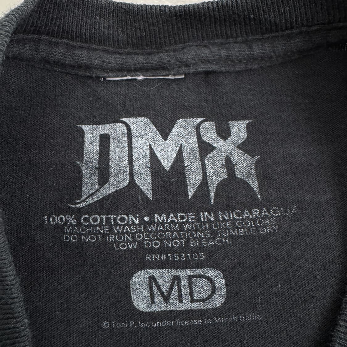 DMX 빈티지 랩티 힙합티 반팔 티셔츠 상품이미지4