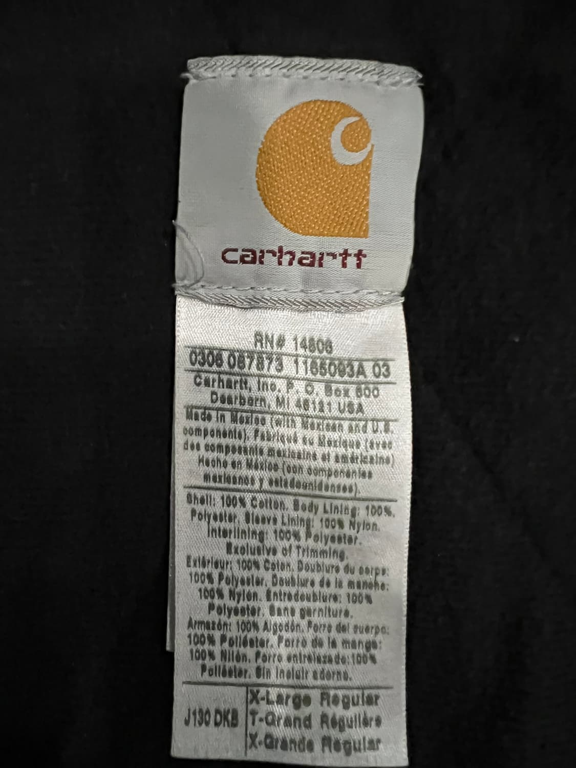 (XL) 칼하트 덕 액티브 후드자켓 J130 DKB 다크브라운 상품이미지4