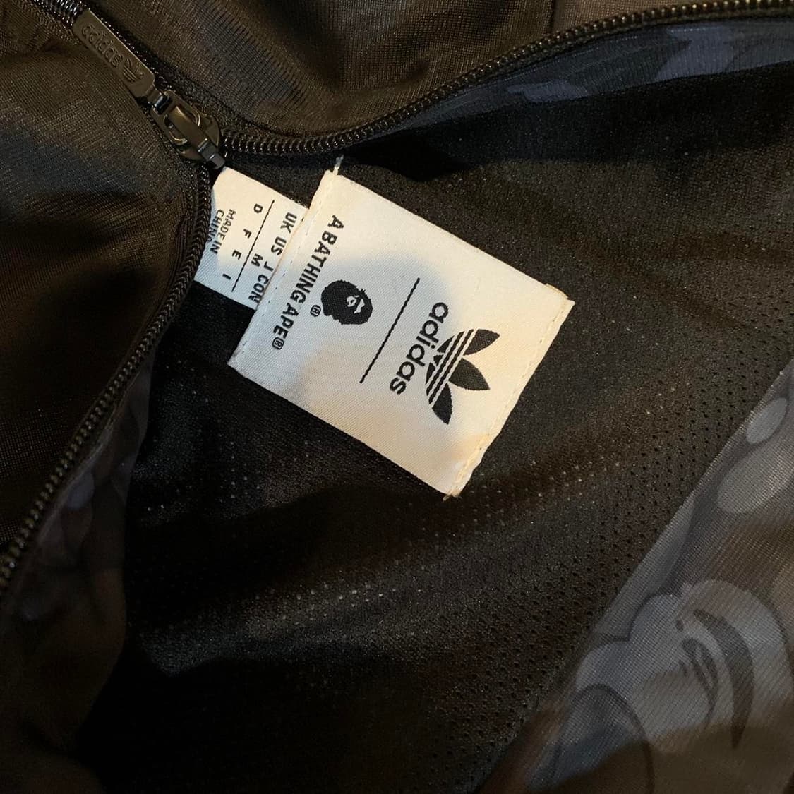 아디다스 x 베이프 파이어버드 트랙탑 져지 블랙 M 상품이미지2