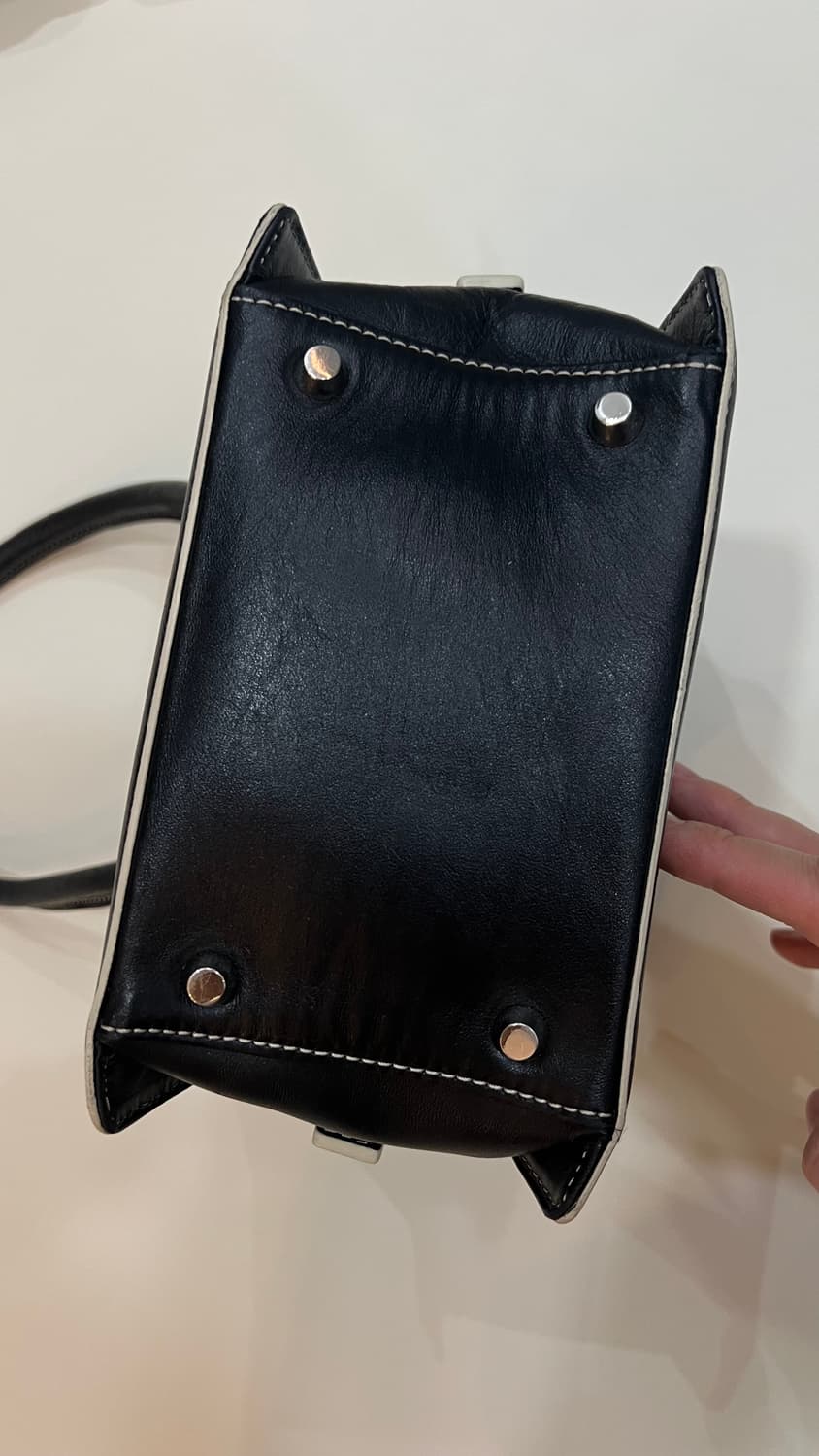 마지셔우드 보스턴백 스몰(블랙) 상품이미지5