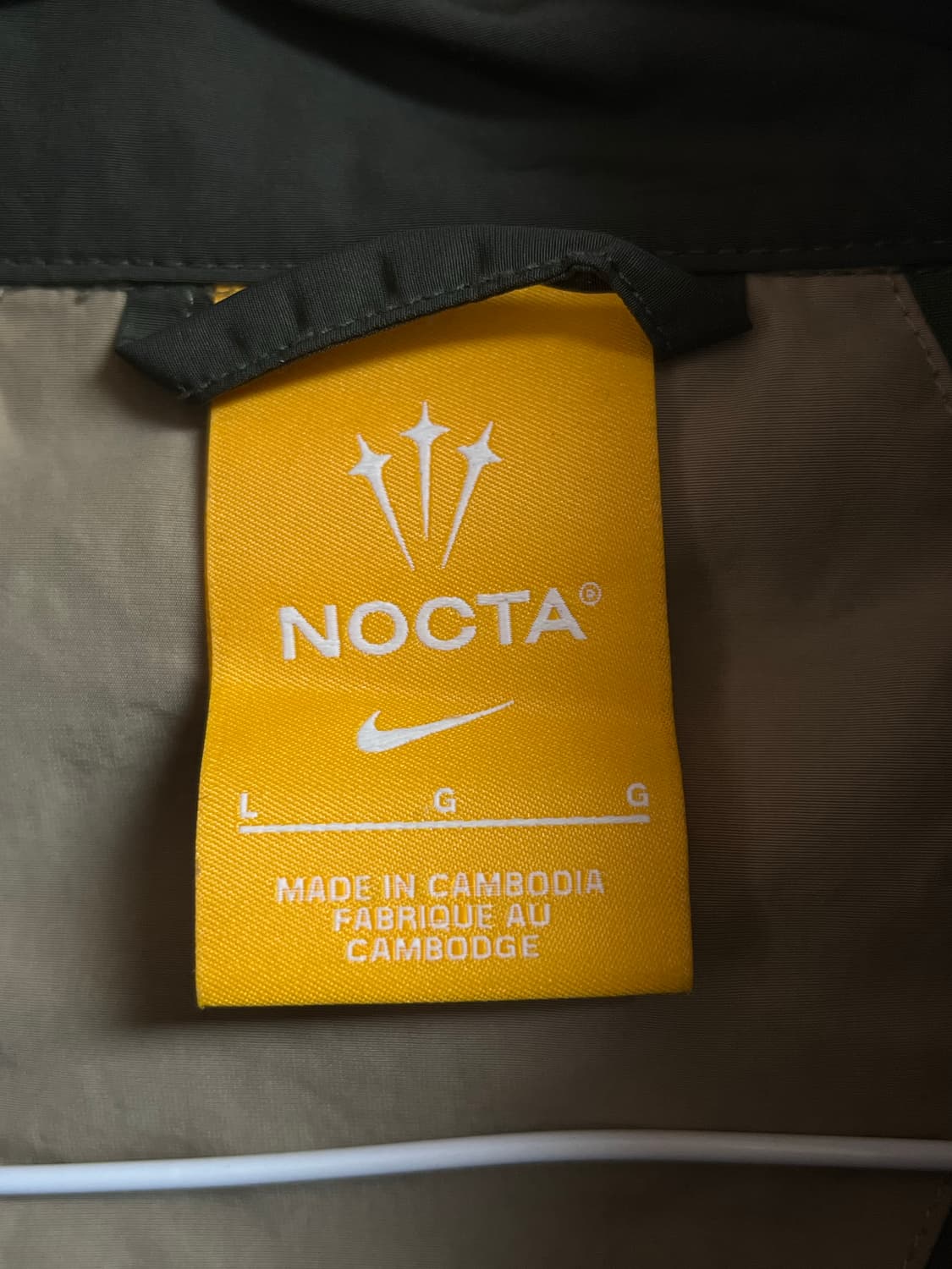 나이키 녹타 드레이크 나일론 트랙자켓 카키 L (새상품급) 상품이미지4