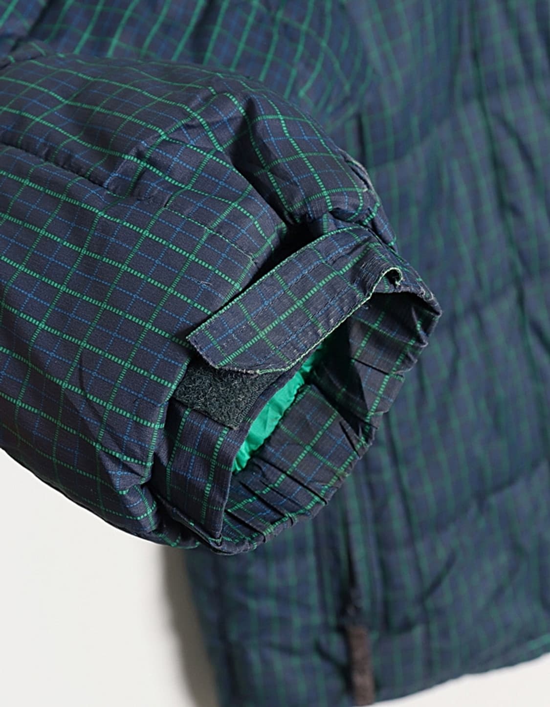 콜럼비아 체크 후드패딩 상품이미지5