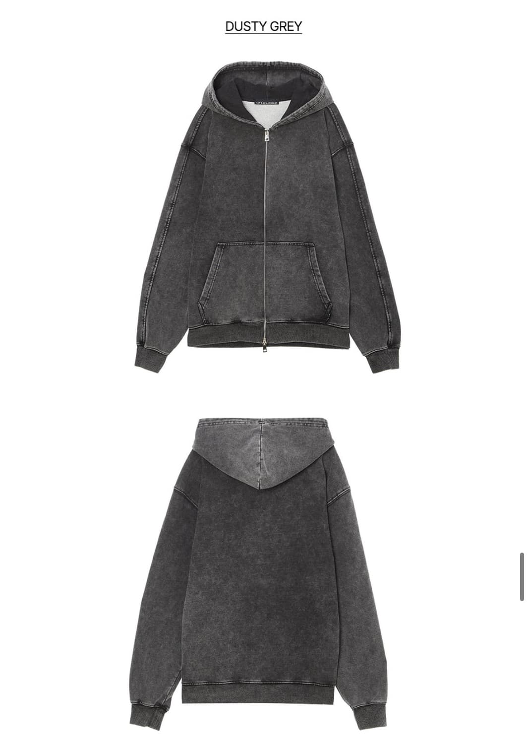 LCDC 워싱후디집업  상품이미지4