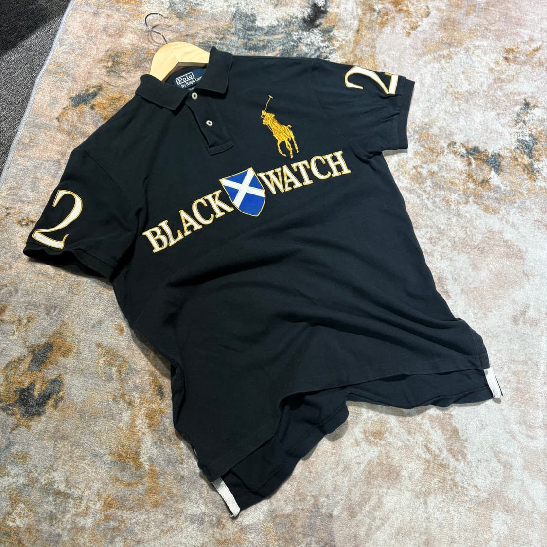 폴로 블랙와치 골드빅포니 카라셔츠 상품이미지2