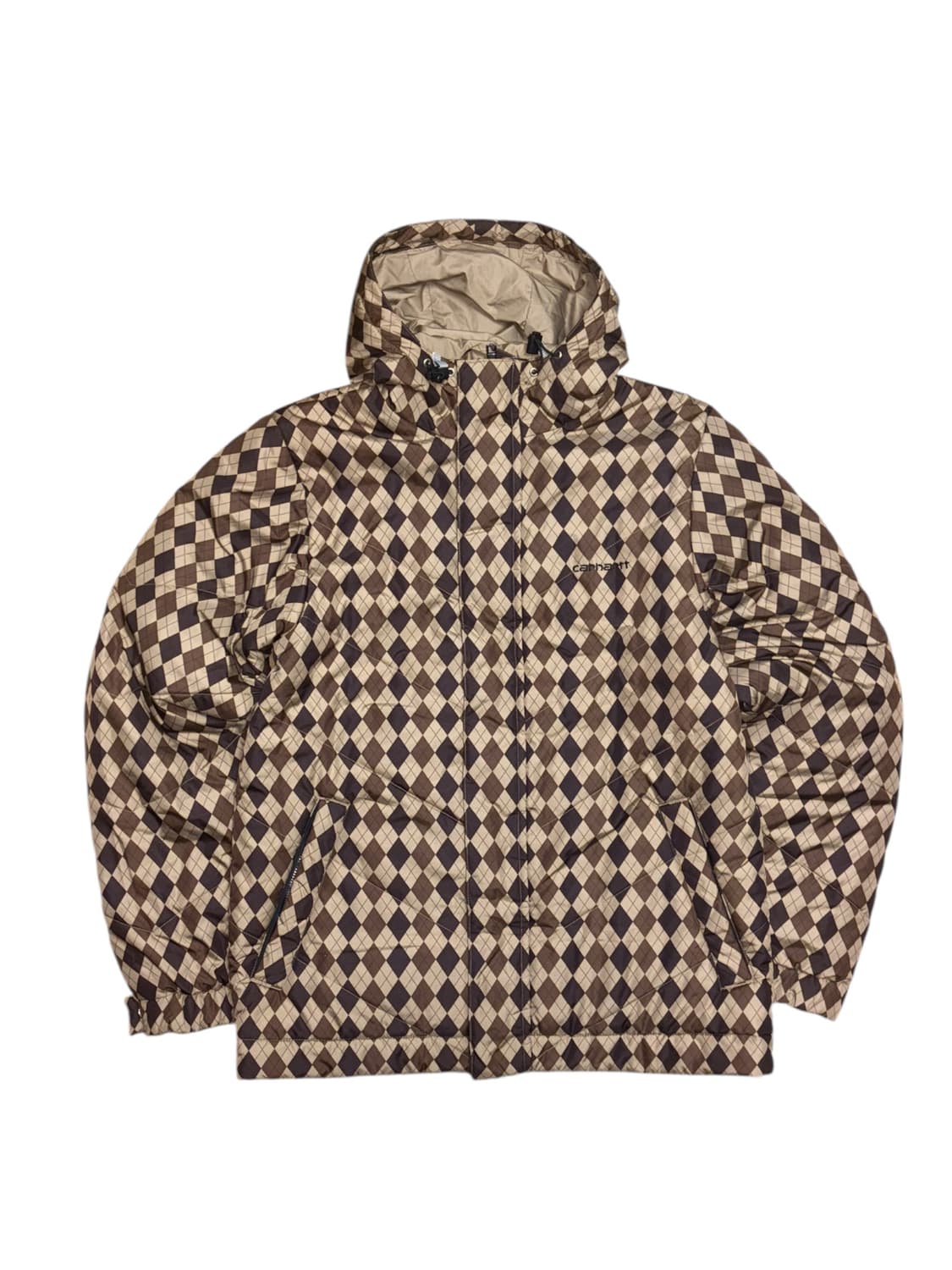 칼하트 다이아몬드 패턴 쉘 패딩 상품이미지1