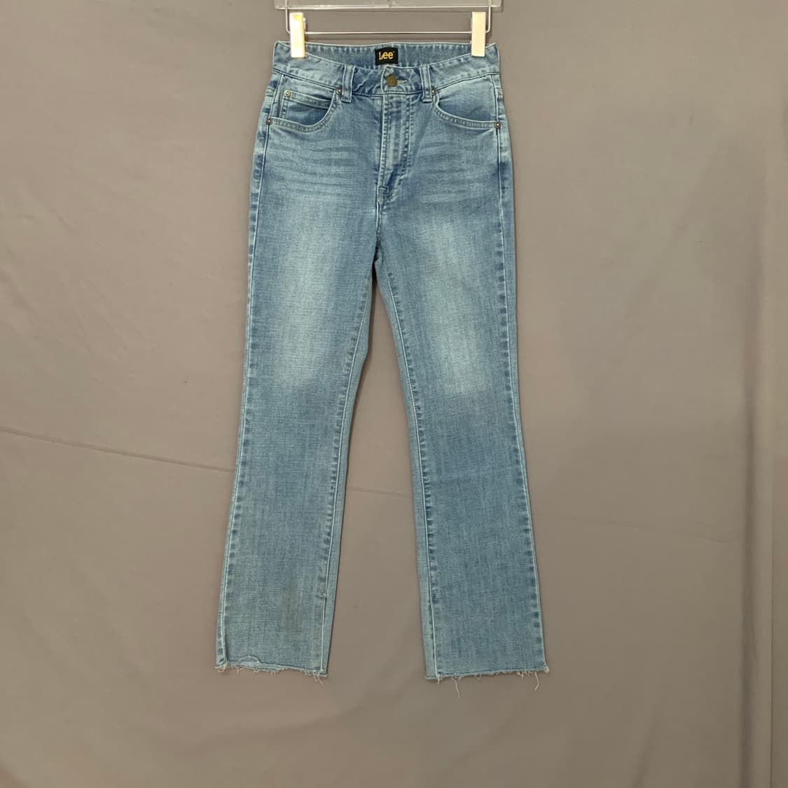 25인치 LEE 리 세미 부츠컷 슬릿 커팅 스판 데님 청바지 상품이미지1