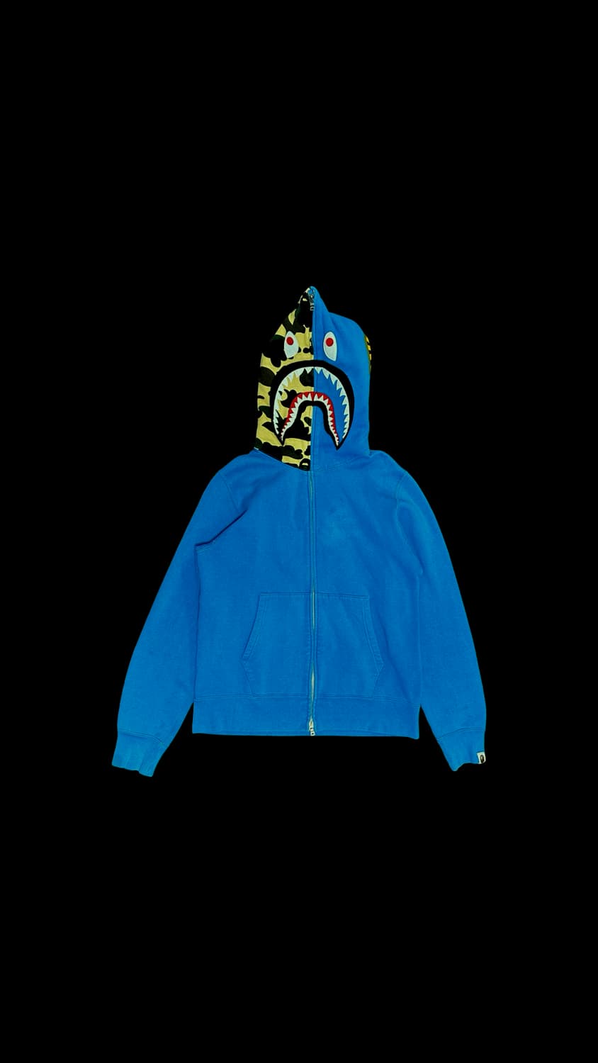 베이프 샤크 후드 집업 상품이미지1