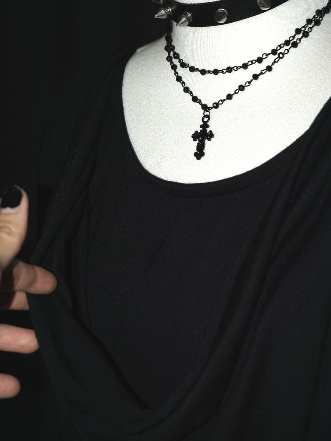 draping layered t  상품이미지5