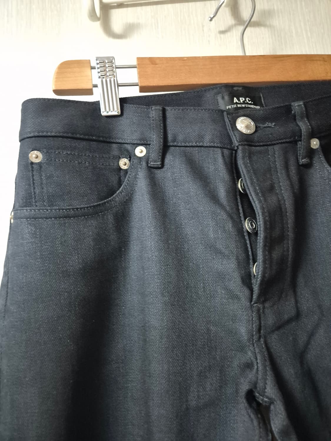 (20년식) APC 아페쎄 쁘띠 스탠다드 블랙진 데님팬츠 28 상품이미지5