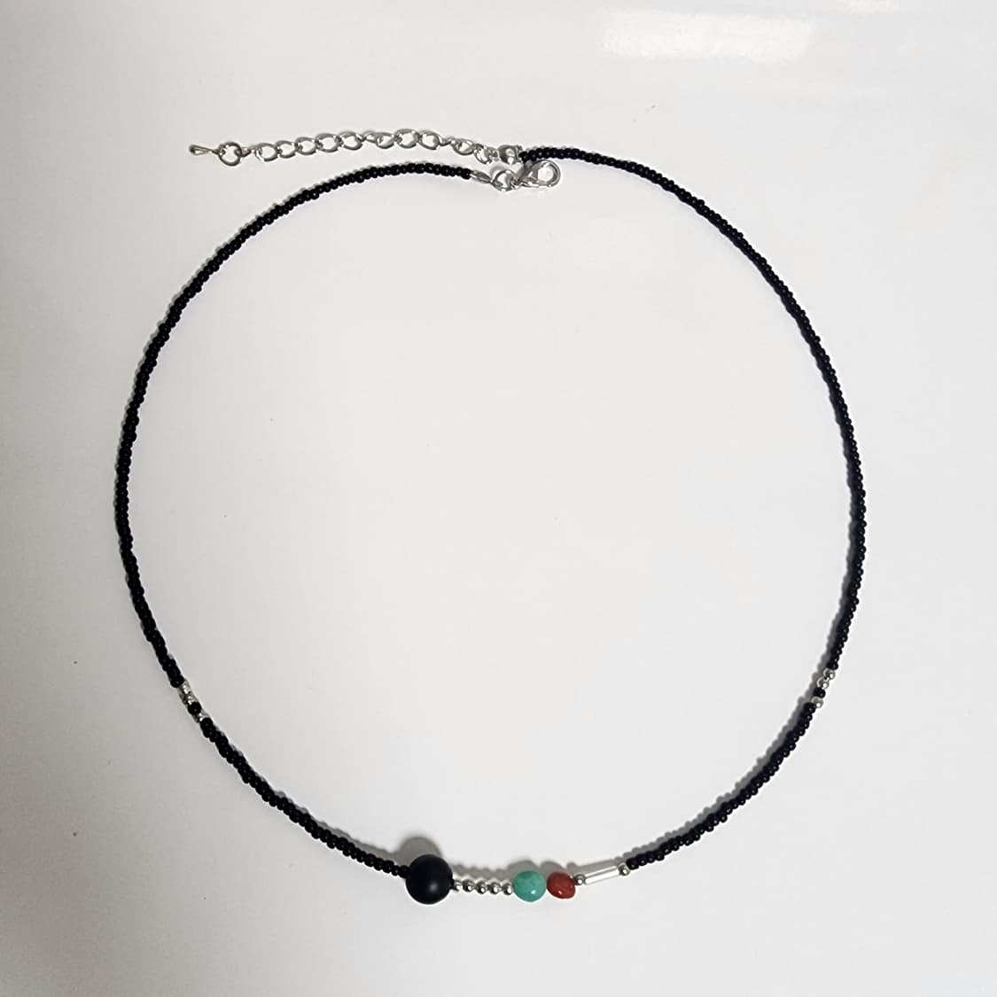 남자 원석 포인트 목걸이 상품이미지1