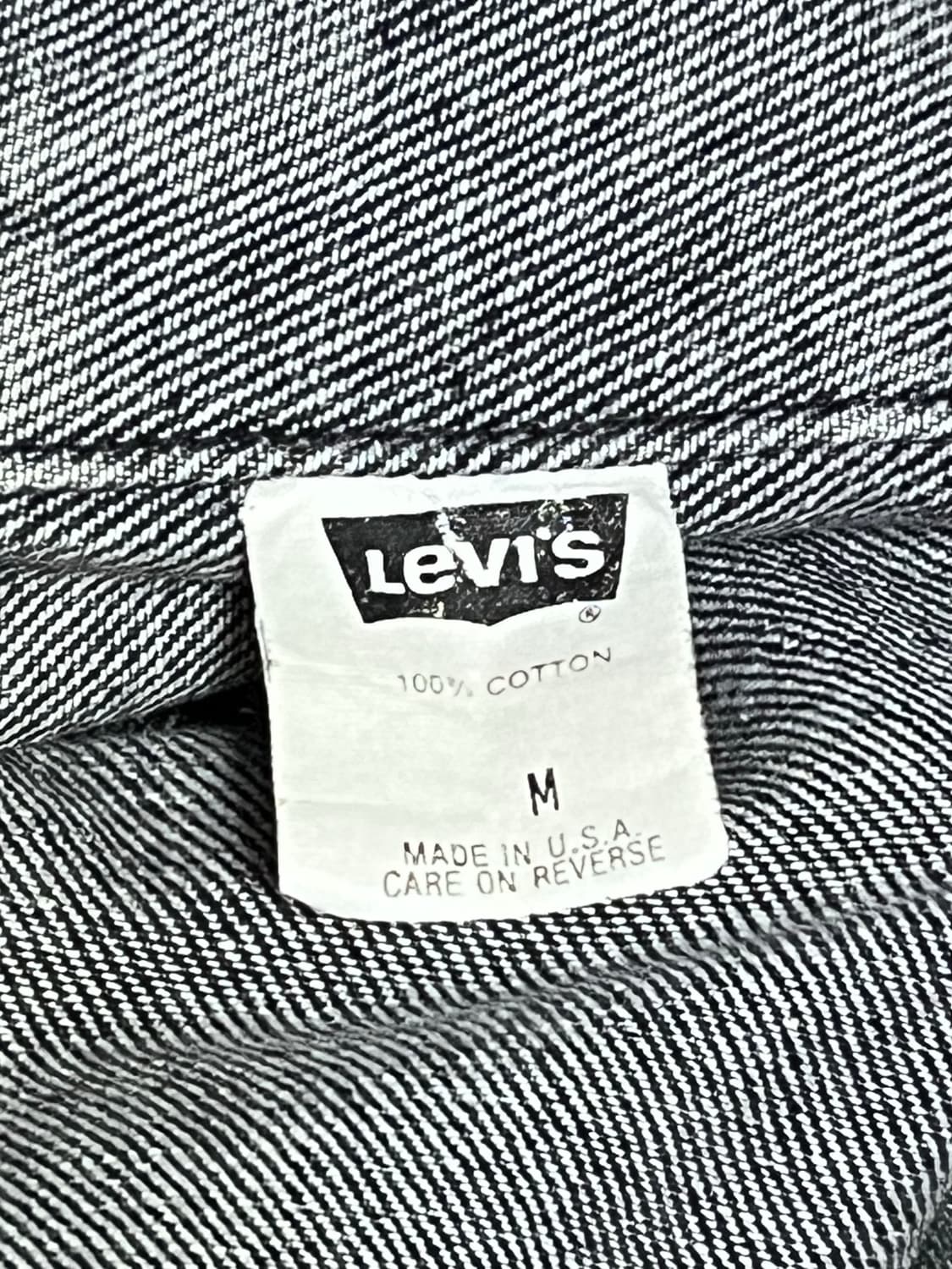 빈티지 리바이스 70507-4858 흑청 트러커 자켓 상품이미지7