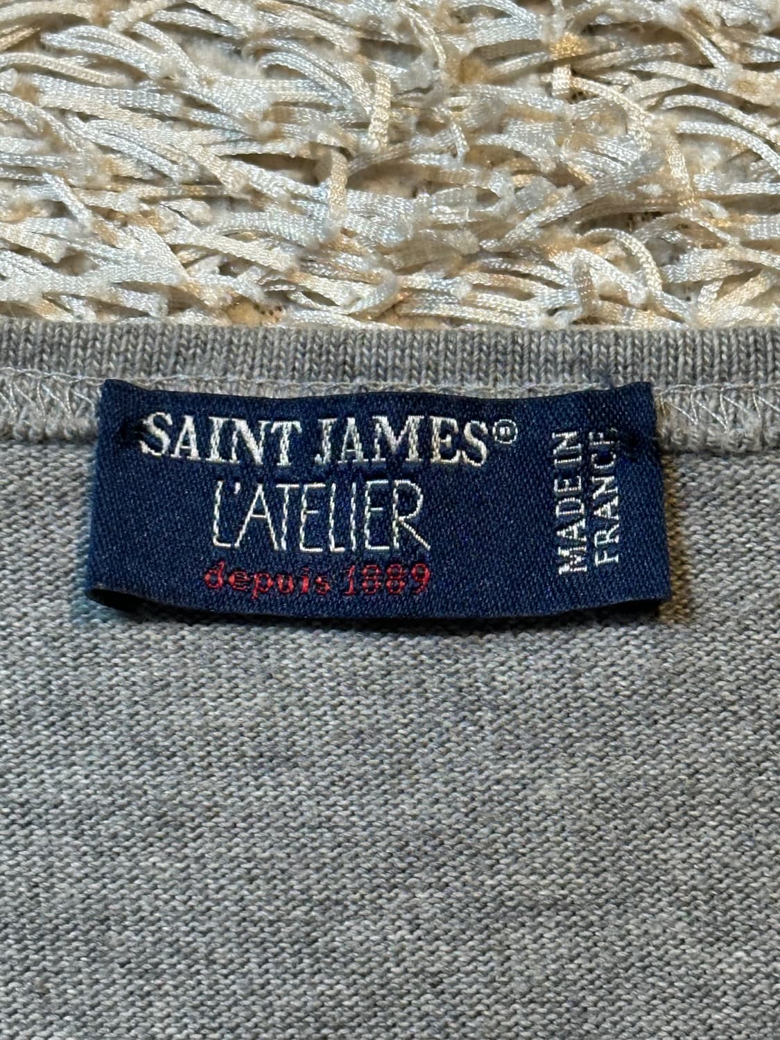 세인트제임스 SAINT JAMES 길도 긴팔 티셔츠 그레이 상품이미지4