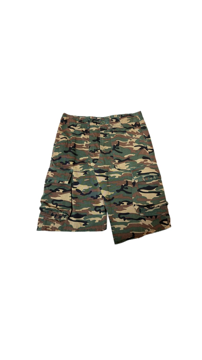 언발란스 카모 카고 스커트 상품이미지1