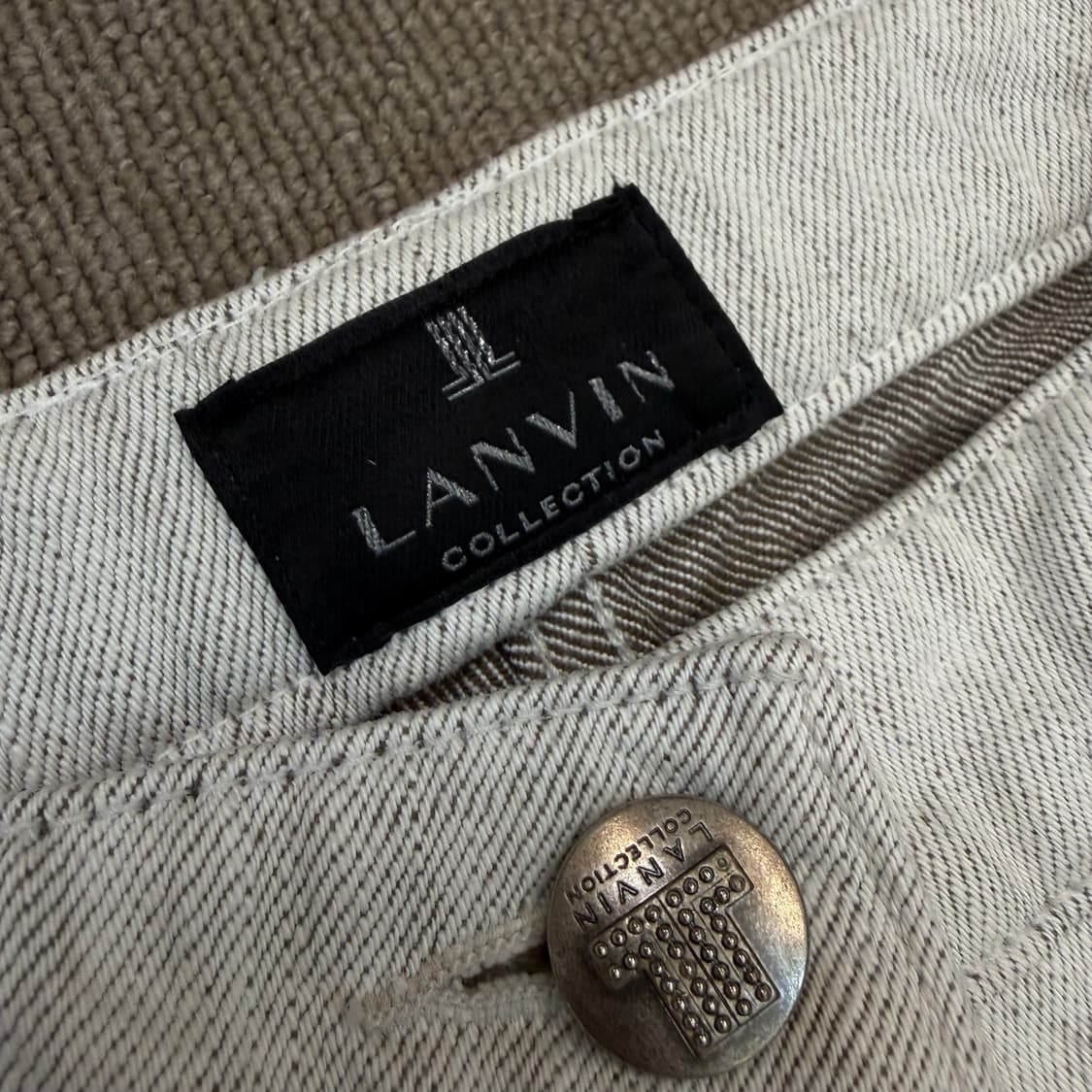 LANVIN 랑방 우먼스 세미와이드 플레어진 데님 상품이미지3