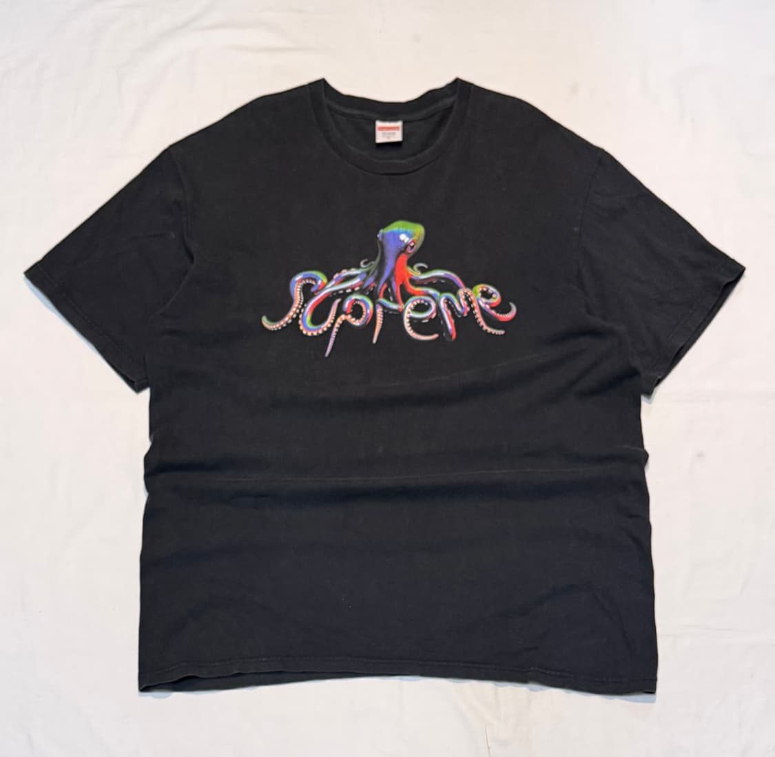 슈프림 18ss 텐타클 문어 티셔츠 블랙 상품이미지1