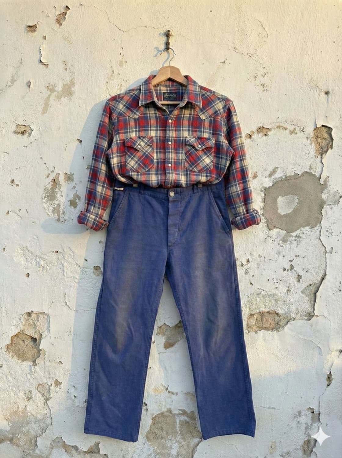 프랜치 로얄블루워크팬츠 상품이미지3