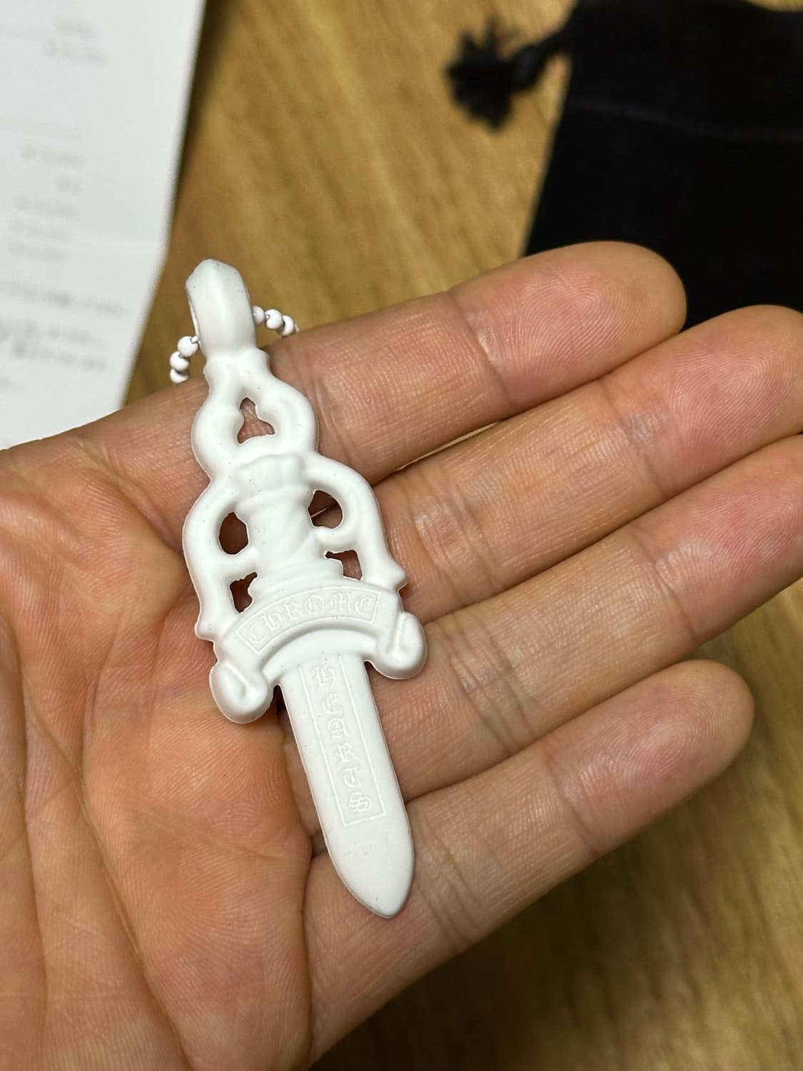 크롬하츠 화이트 대거 실리크롬 상품이미지3