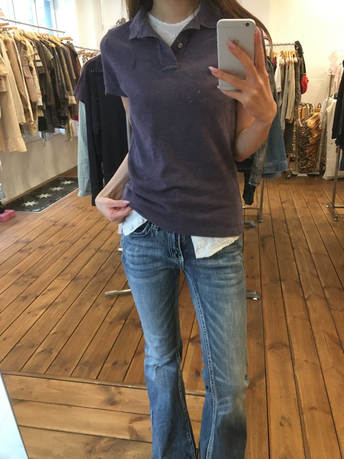 폴로 퍼플 카라티 상품이미지4