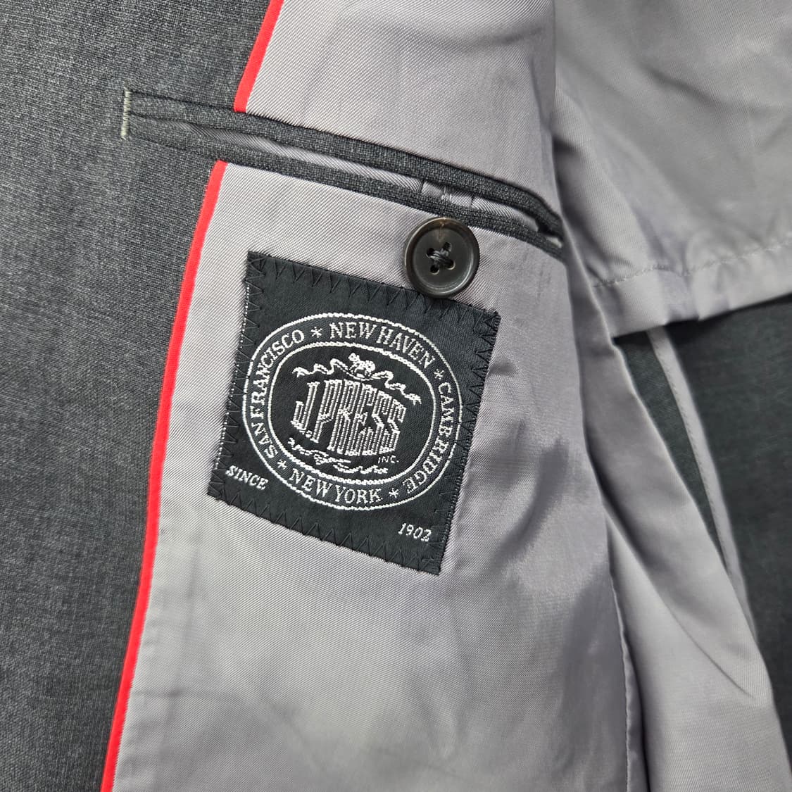 제이프레스 회색 남성 정장 자켓 남L 상품이미지7