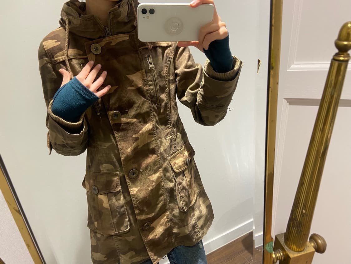 밀리터리 원피스 코트 Eeni meeni 상품이미지1