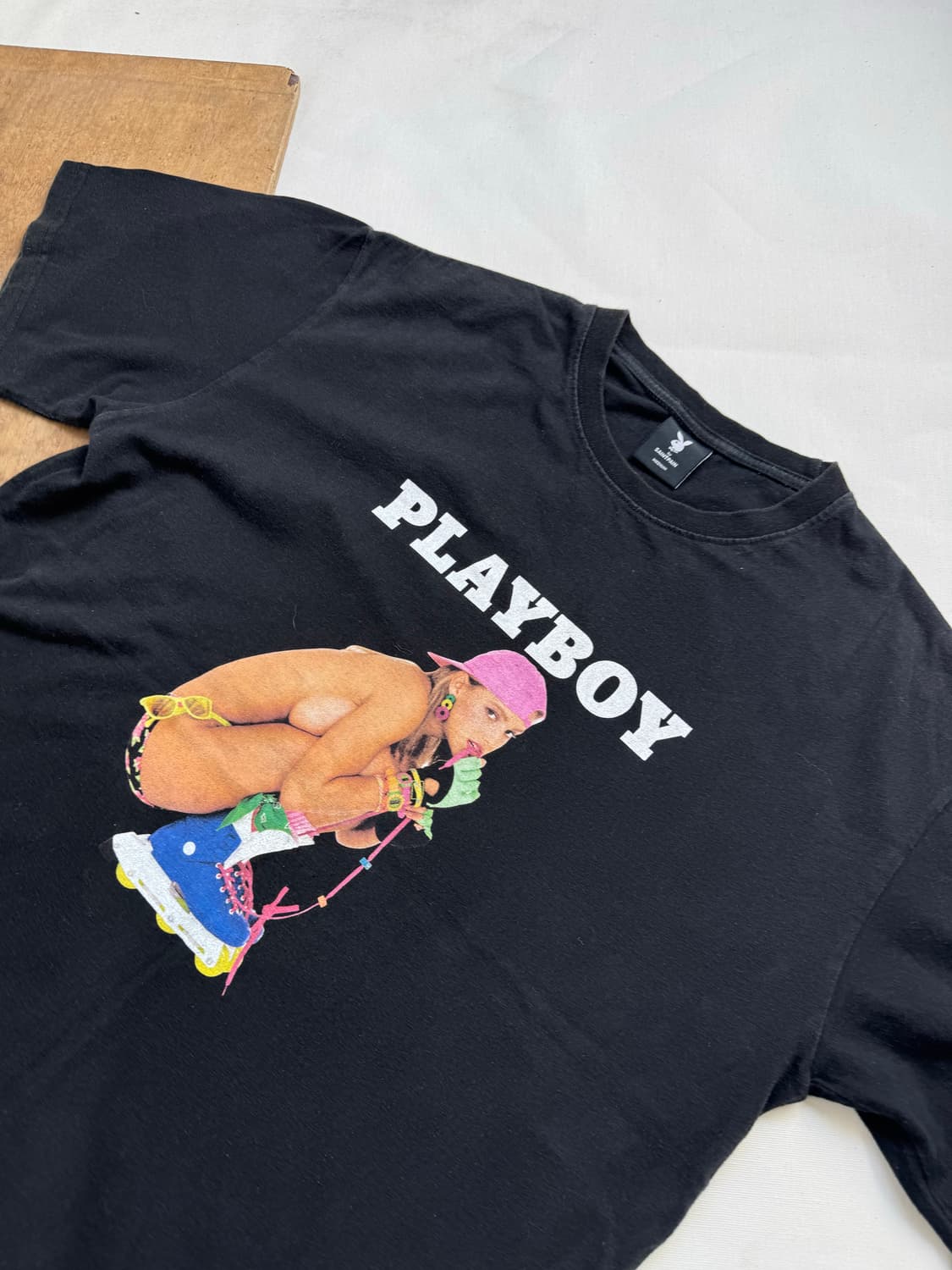 playboy x saintpain 플레이보이 세인트페인 프린팅 반팔 상품이미지3