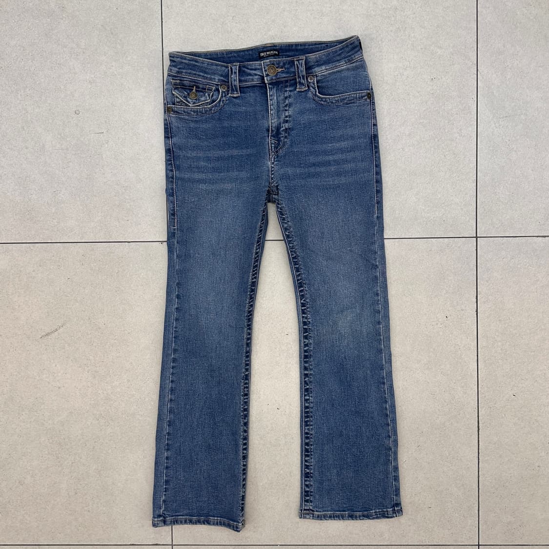 트루릴리젼 섹션 스트레이트 데님팬츠 상품이미지10