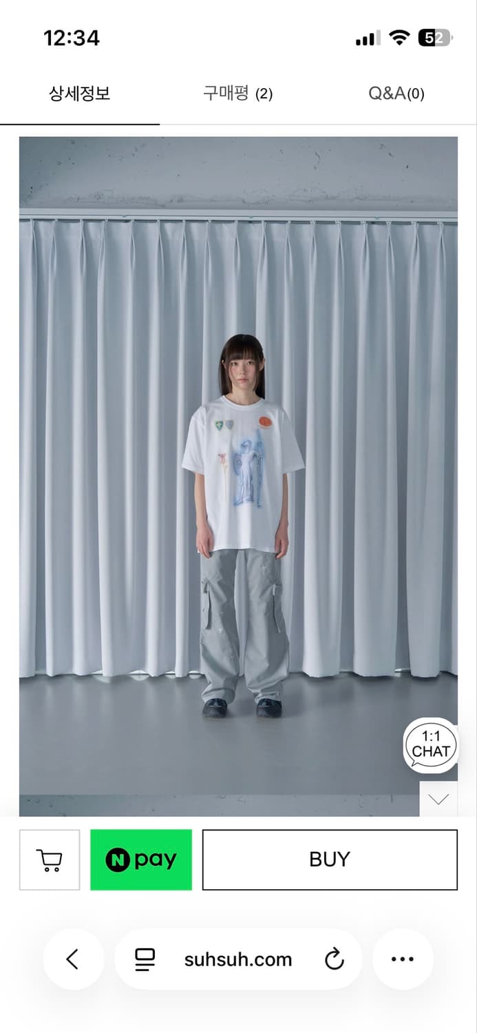 SUHSUH 서서 선나이트 반팔티 상품이미지3