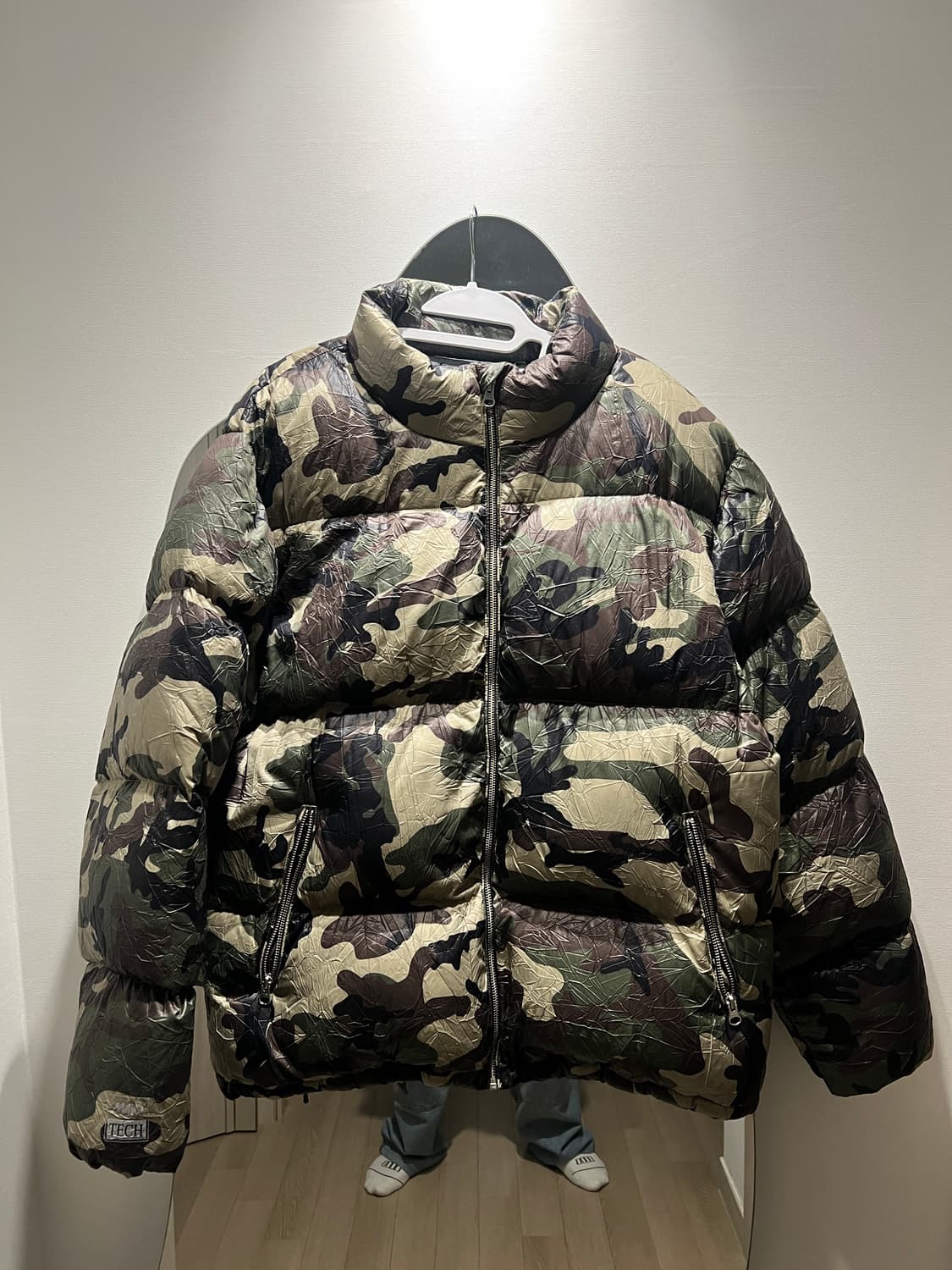 스투시 링클 나일론 다운 푸퍼 XL 우드랜드카모 상품이미지1