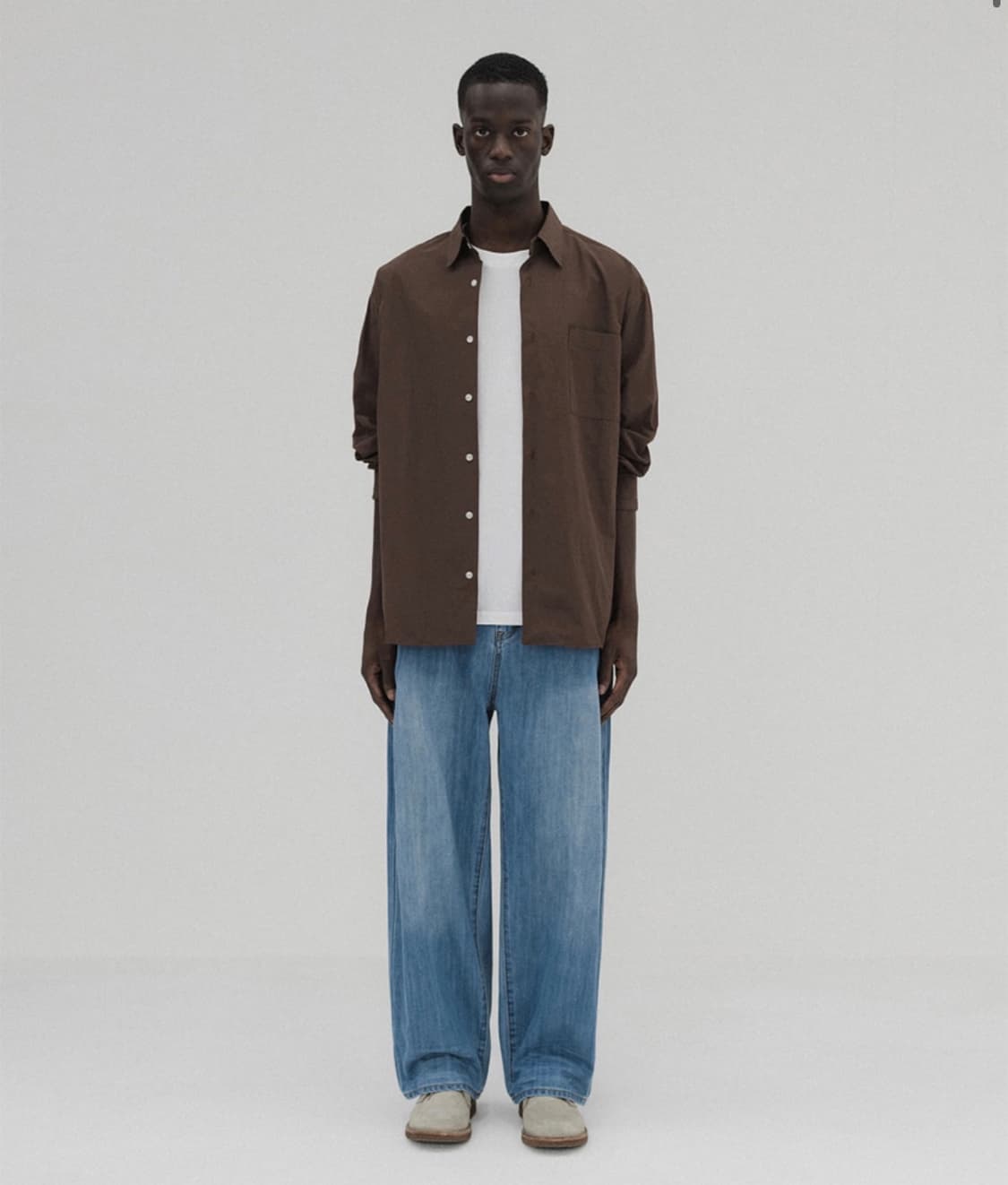 비슬로우 딥 원턱 데님팬츠 상품이미지4