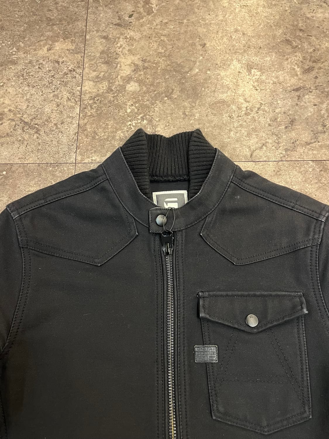 빈티지 라이더 자켓 블랙 M #csz2949  상품이미지5