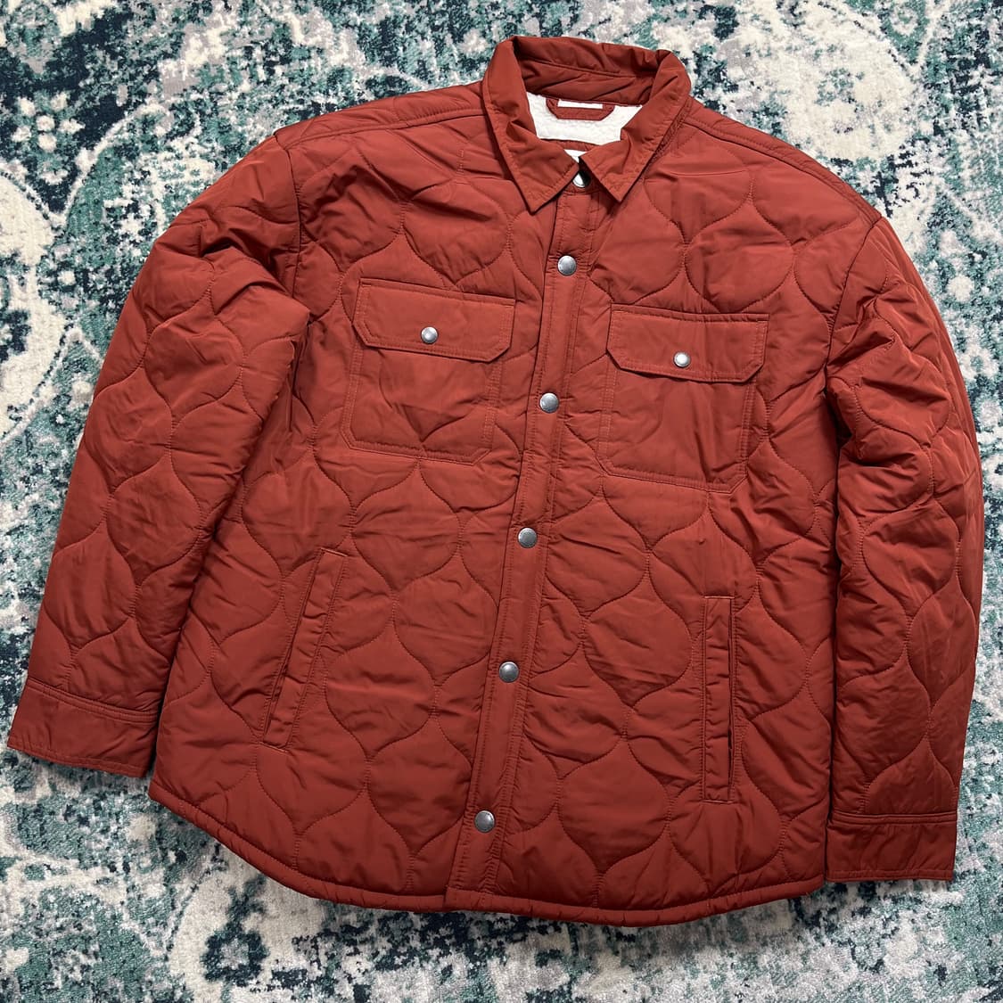 아메리칸 이글 퀄팅 안감 쉐르파 누빔 자켓(L) 상품이미지1