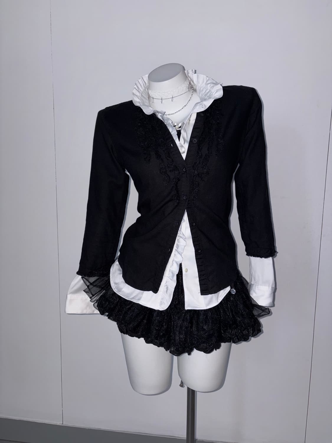 로맨틱고스 공겜여주 프릴 3피스 세트 상품이미지2