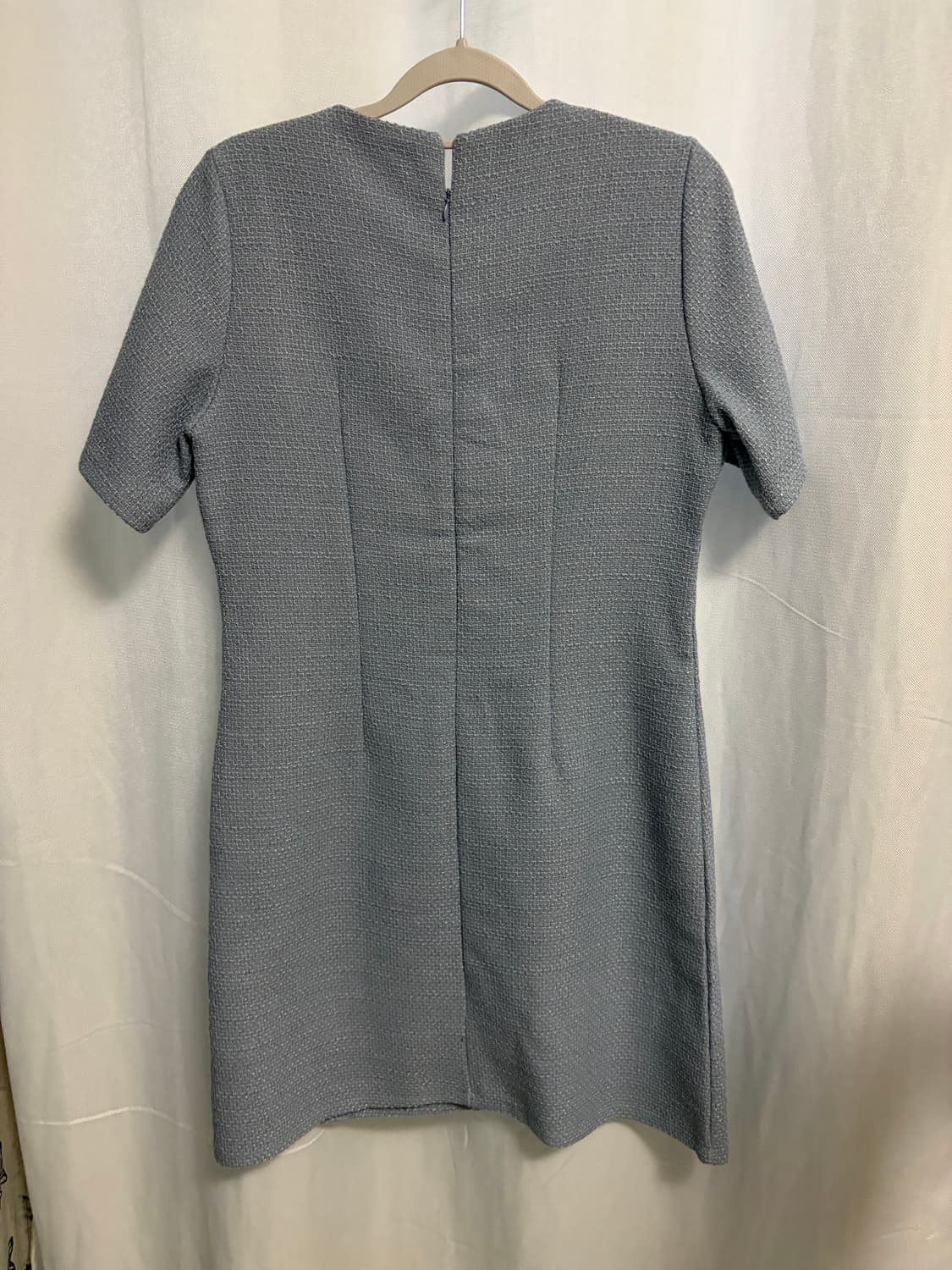 트위드 원피스 블루 데이트룩 하객룩 상품이미지2