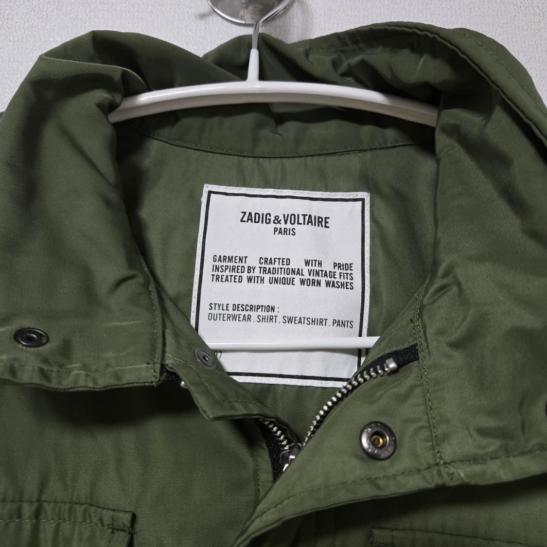 쟈딕앤볼테르 후드 자켓 / 여성 자켓/ 여자 자켓 
총길이 69
어깨길 상품이미지8