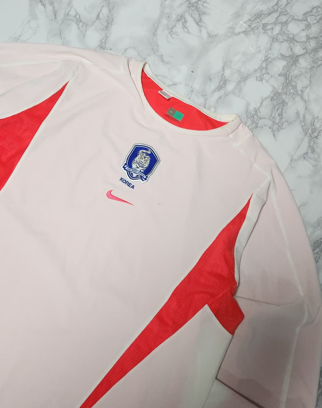 나이키02-04대한민국 선수지급용 듀얼레이어 어웨이 노마킹 유니폼 긴팔  상품이미지3