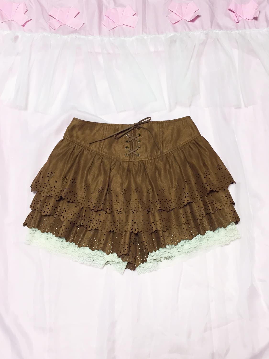 빈티지 colza 웨스턴 라떼갸루 히메카지 큐롯팬츠 상품이미지1