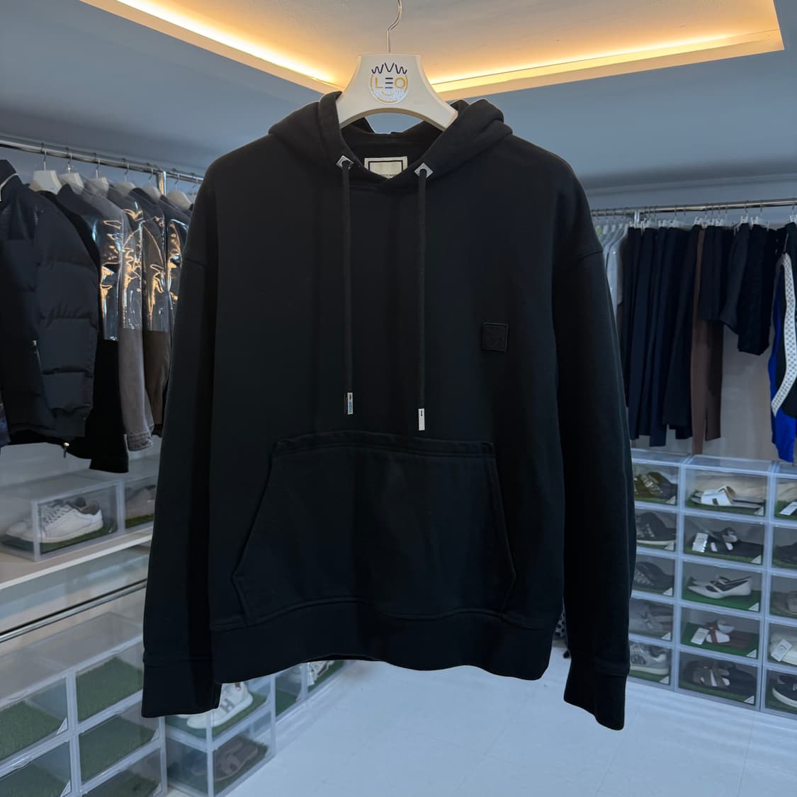 [리오브전포점] 우영미 플라워 백로고 후드 상품이미지2