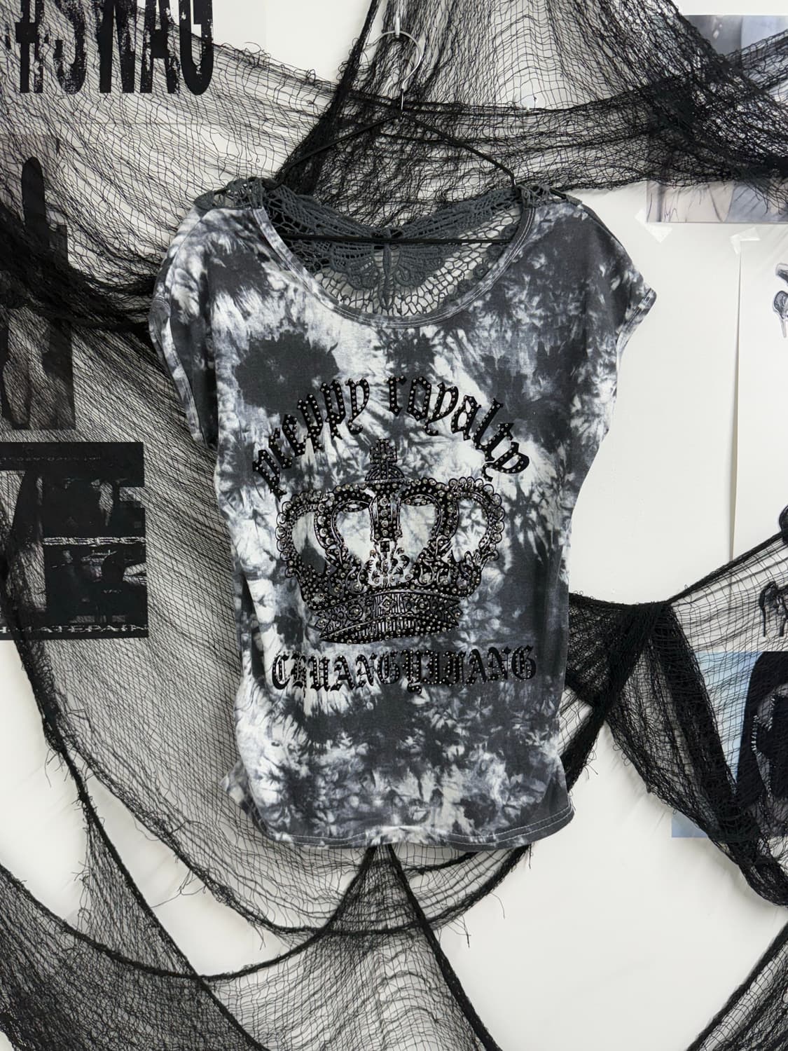 Grunge punk mood halfsleeve  상품이미지1