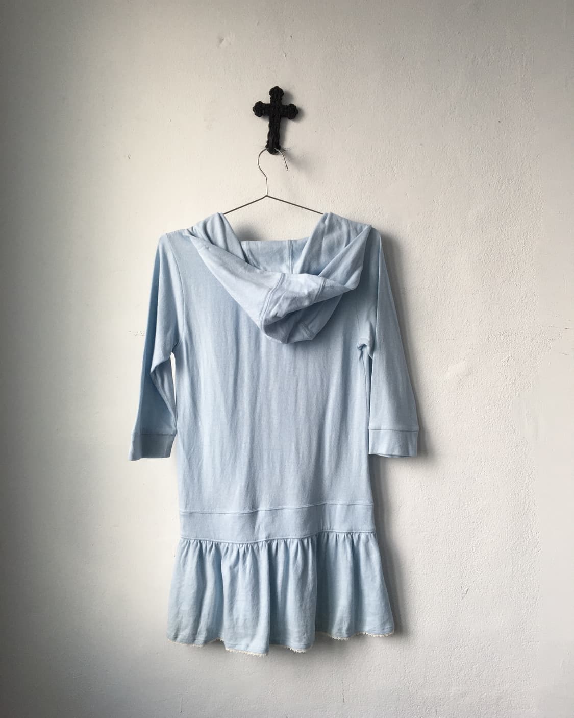 Frill lace point hood zip up 상품이미지3