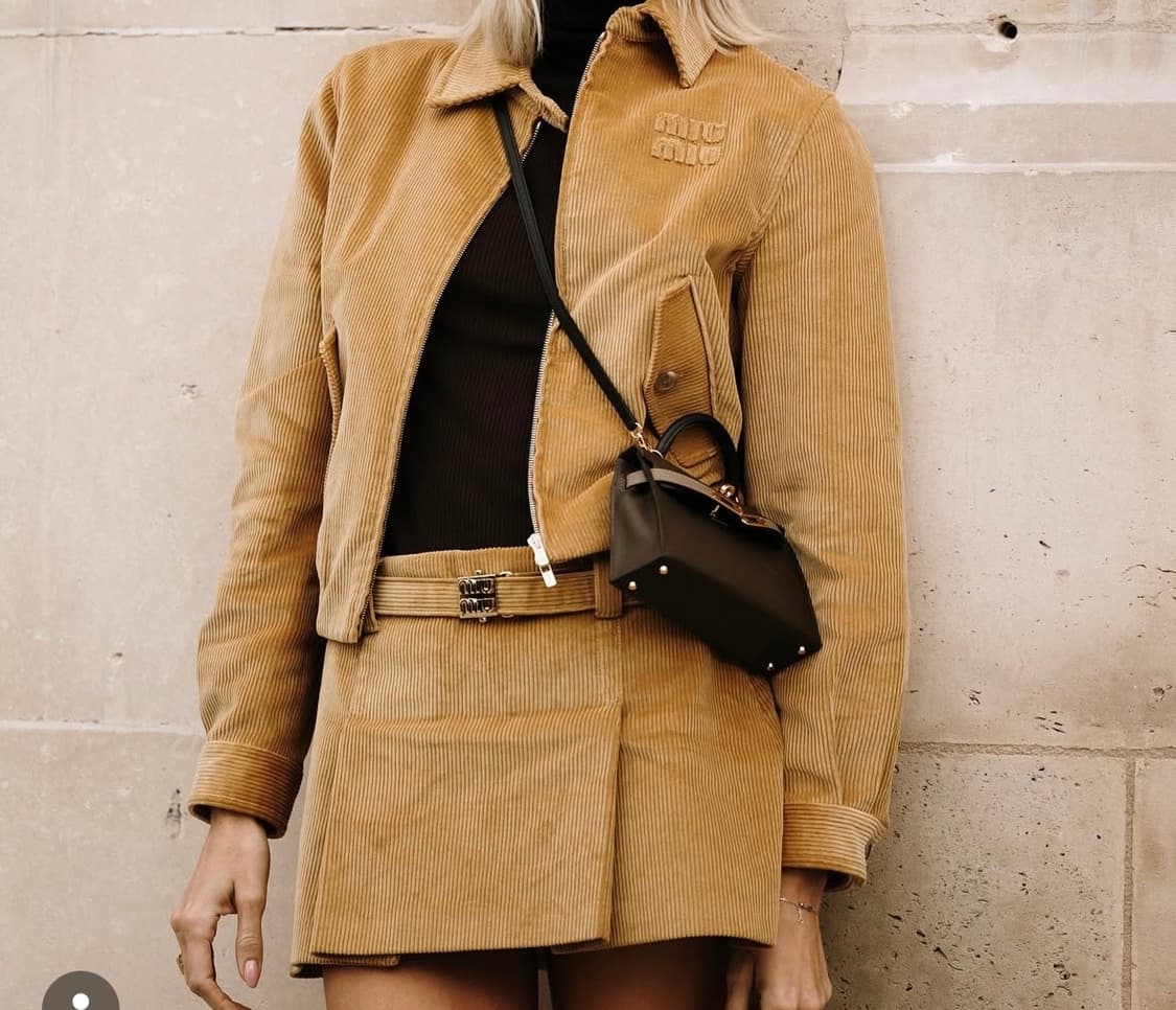 (최종가격) 미우미우 빈티지 코듀로이 자켓, 치마 상품이미지2