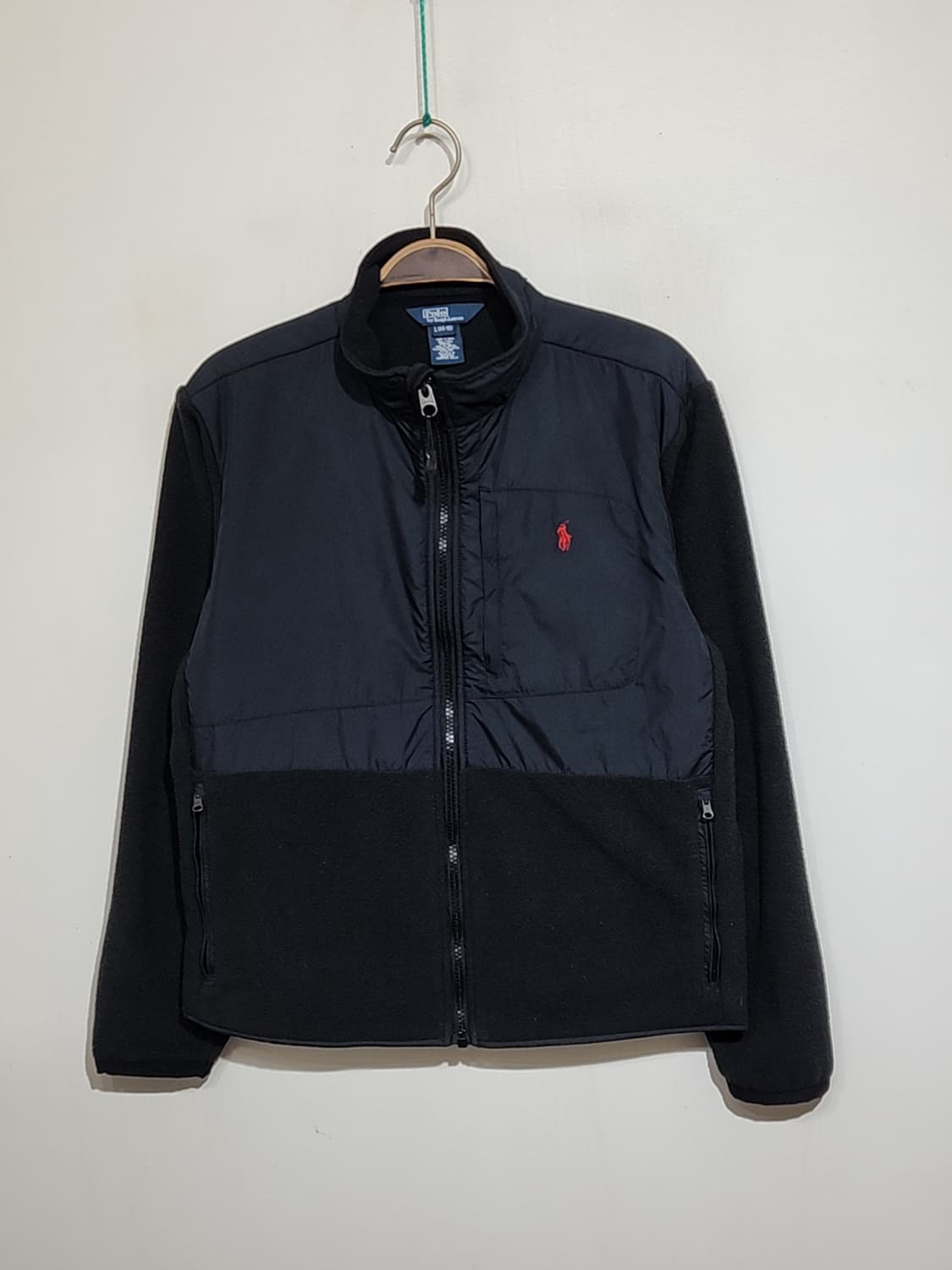 (M) 랄프로렌 폴로 플리스 점퍼 검곤 후리스 자켓  상품이미지1