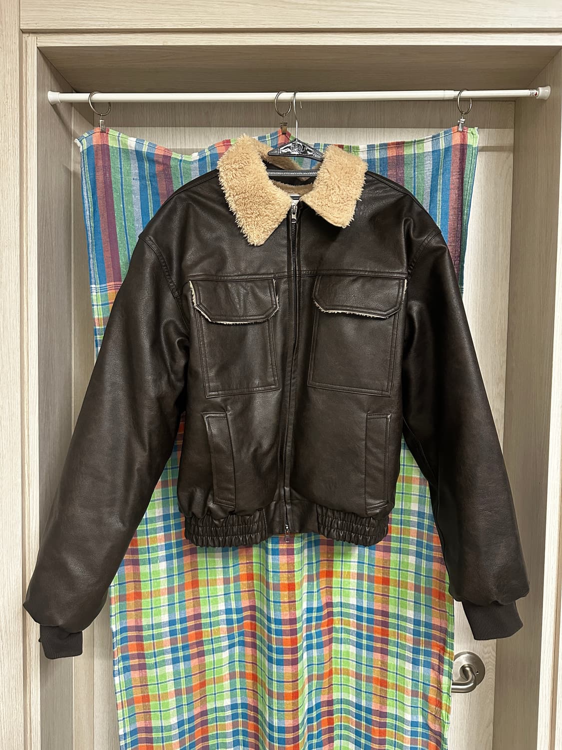 레더 무스탕 상품이미지2