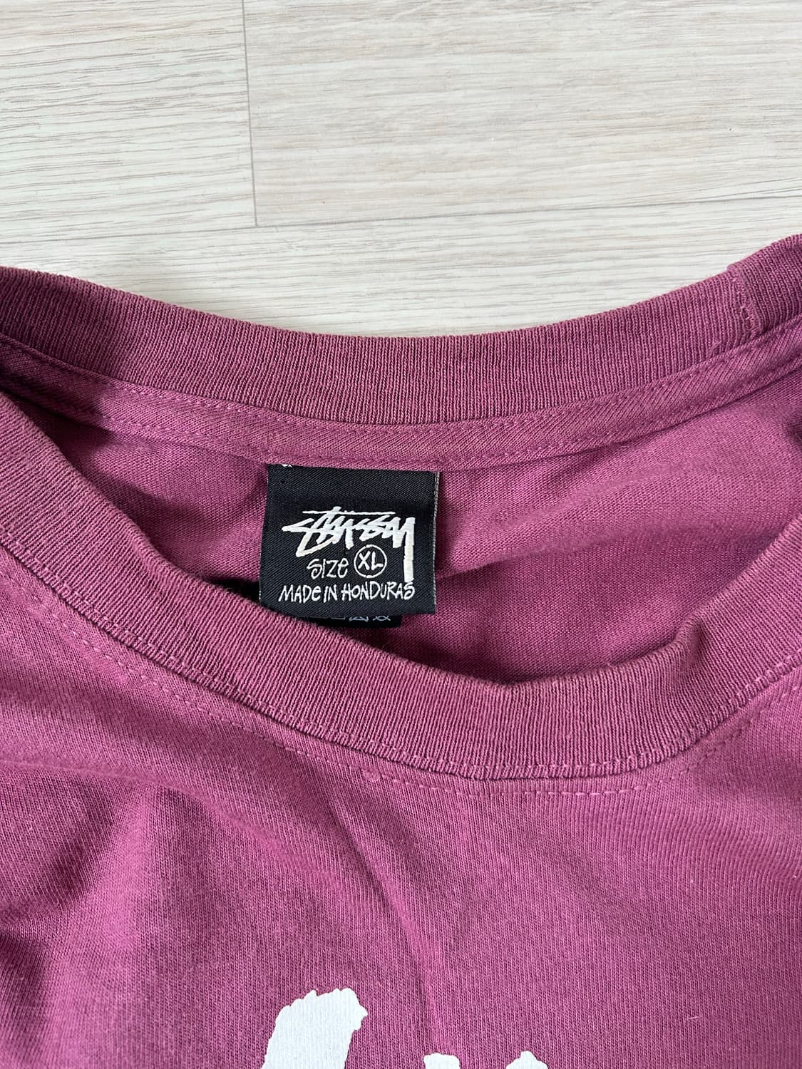 stussy 스투시 월드투어 티셔츠 베리 2024  XL 상품이미지5