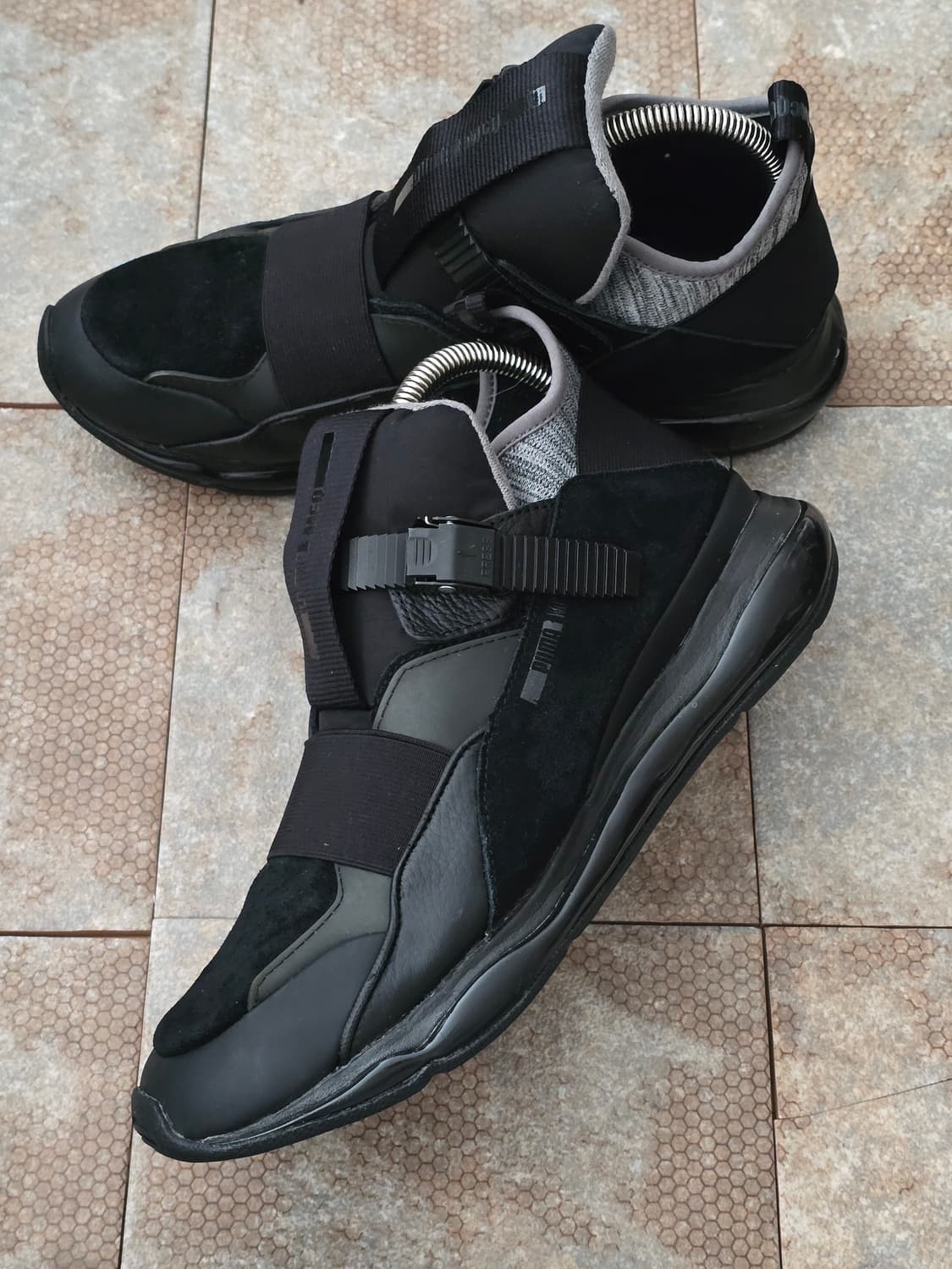 (260)푸마 알렉산더맥퀸 셀 버블 러너 미드 블랙 상품이미지3